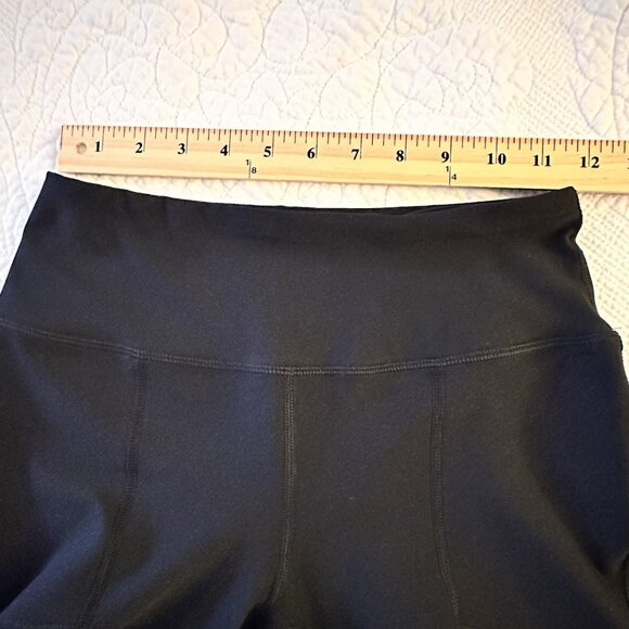 NWOT Central Park Sport Black Full Length Active Leggings Women's Small S Mesh - Picture 8 of 12